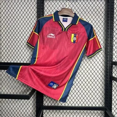 Maglia da calcio vintage del Venezuela del 2000, divisa da casa in stile retrò