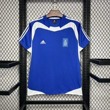 2004 Grecia Maglia da casa retrò Maglia vintage Sport