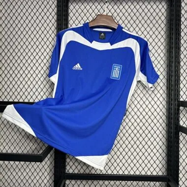 2004 Grecia Maglia da casa retrò Maglia vintage Sport