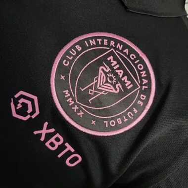 23-24 Inter Miami Polo Noir, tailles S à XXL