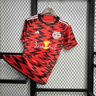 Equipamento de futebol dos New York Red Bulls para jogos em casa, 24-25