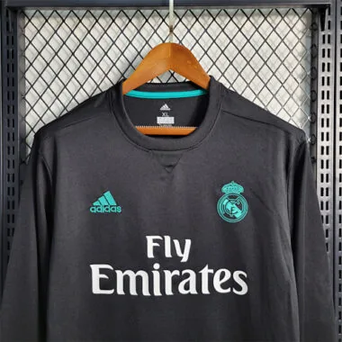 17-18 Real Madrid uitwedstrijdshirt met lange mouwen