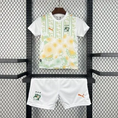 Camiseta de fútbol para niños del equipo visitante de Costa de Marfil para el Mundial de 2026