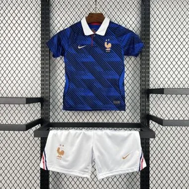 Camiseta de la selección francesa para el Mundial de 2026 (local), equipación infantil de fútbol