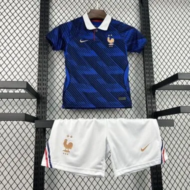 Maglia della Nazionale francese per i Mondiali 2026 - Kit da casa per bambini - Maglietta da calcio