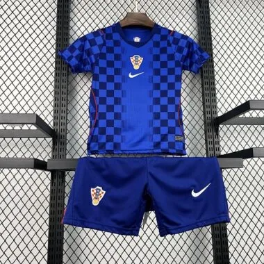 WK-shirt 2026 Kroatië uittenue voor kinderen – voetbalshirt