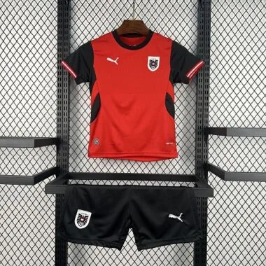Camiseta de la selección de Austria para el Mundial de 2026 (local), equipación infantil de fútbol