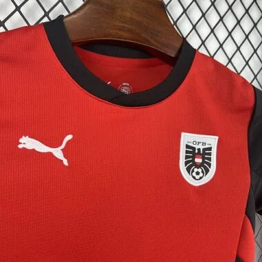 Camiseta de la selección de Austria para el Mundial de 2026 (local), equipación infantil de fútbol