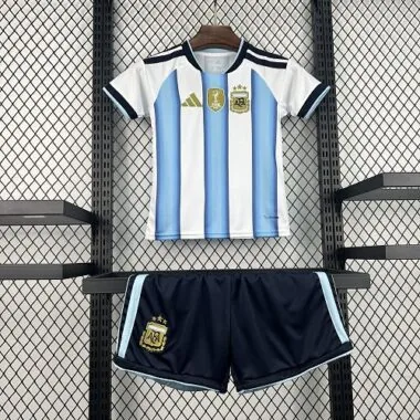 Camisola da Argentina para a Copa do Mundo de 2026 - Equipamento principal para criança - Camisola de futebol