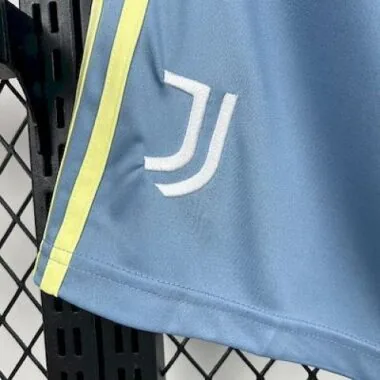 25-26 Juventus Away Shorts Kit Soccer T-Shirt