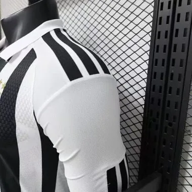 26-27 Juventus Home Long Sleeves Kit Player Version Soccer T-Shirt