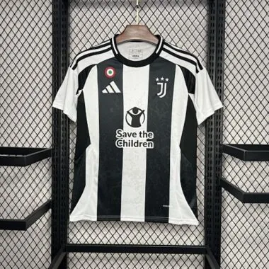 24-25 Juventus Home Kit With Sponsor Soccer Uniforms Football S-4XL