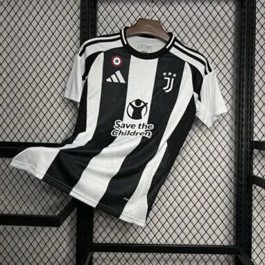 24-25 Juventus Home Kit With Sponsor Soccer Uniforms Football S-4XL