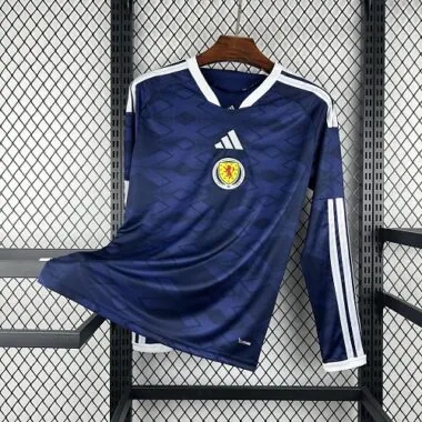 World Cup Jersey 2026 Scotland Home Long Sleeves Kit Soccer T-Shirt AAAAJersey Supply Yupoo