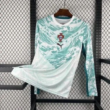 World Cup Jersey 2026 Portugal Away Long Sleeves Kit Soccer T-Shirt AAAAJersey Supply Yupoo