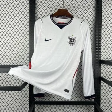 World Cup Jersey 2026 England Home Long Sleeves Kit Soccer T-Shirt AAAAJersey Supply Yupoo