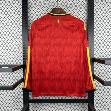 WK-shirt 2026 België Thuiswedstrijd, voetbalshirt met lange mouwen, AAAAJersey Supply Yupoo