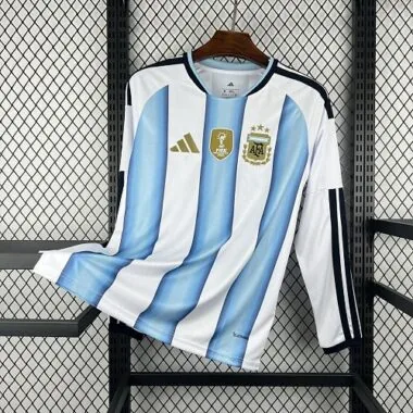 World Cup Jersey 2026 Argentina Home Long Sleeves Kit Soccer T-Shirt AAAAJersey Supply Yupoo