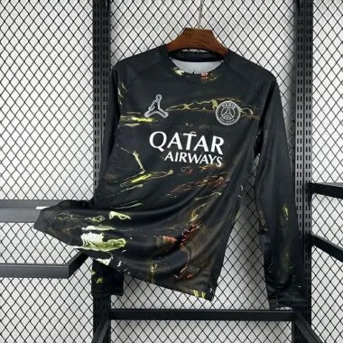 25-26 PSG Saint-Germain x Stadium Night Long Sleeves Kit Soccer T-Shirt AAAAJersey Yupoo