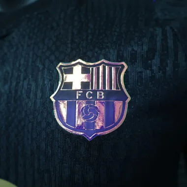 Camiseta de fútbol de manga larga del Barcelona para el partido fuera de casa del 26-27, versión jugador, de AAAAJersey Supply Yupoo