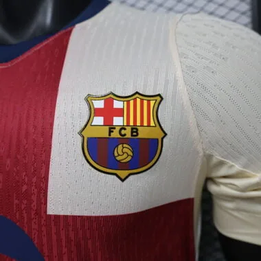 26–27 Barcelona Viertes Trikot – Spielerausführung – Fußball-T-Shirt – AAAAJersey Supply – Yupoo