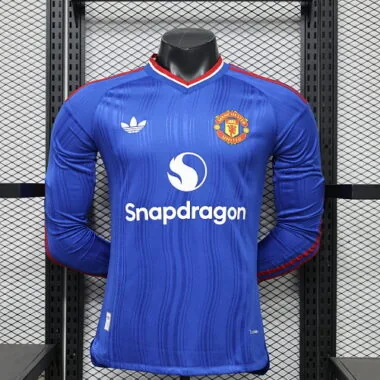 26-27 Manchester United Away Long Sleeves Kit Player Version Soccer T-Shirt AAAAJersey Supply Yupoo