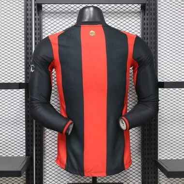 26-27 AC Milan Home Long Sleeves Kit Player Version Soccer T-Shirt AAAAJersey Supply Yupoo