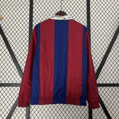 23-24 Barcelona Reversible Windbreaker Red&White Double-Sides Jacket Best Jerseys Yupoo