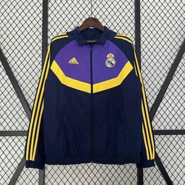 23-24 Barcelona Reversible Windbreaker purple&Navy Special Edition Style Double-Sides Jacket Yupoo