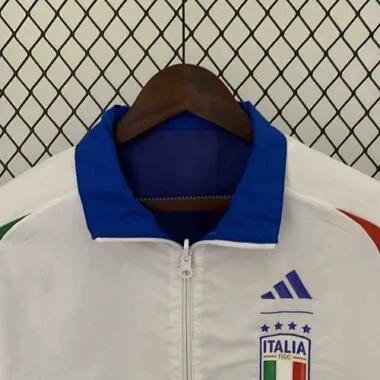 2024 Italy Reversible Windbreaker Home&Away Style Double-Sides Jacket Soccer Jerseys For Sale