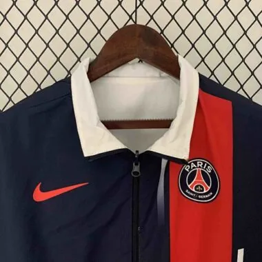 23-24 PSG Reversible Windbreaker White&Navy Double-Sides Jacket Soccer Jerseys For Sale