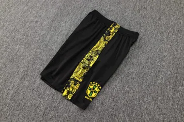 2024 Brazil Christ the Redeemer Yellow Vest Kit Soccer