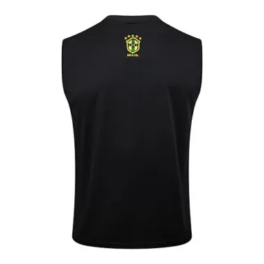 2024 Brazil Christ the Redeemer Yellow Vest Kit Soccer