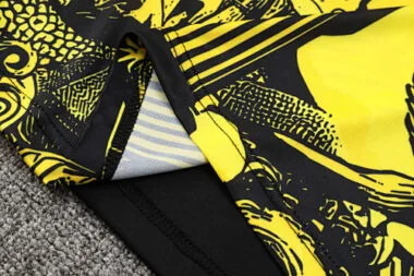 2024 Brazil Christ the Redeemer Yellow Vest Kit Soccer