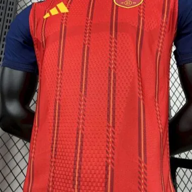 WK-shirt 2026 Spanje Thuisoutfit Spelersversie Voetbal-T-shirt
