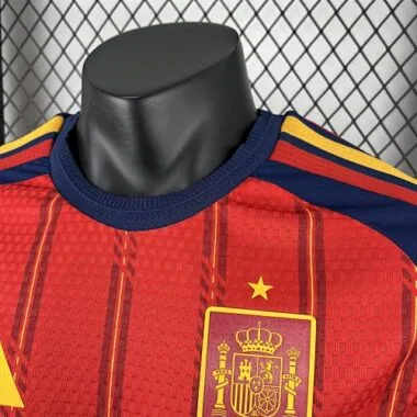 WK-shirt 2026 Spanje Thuisoutfit Spelersversie Voetbal-T-shirt