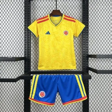 World Cup Jersey 2026 Colombia Home Kids Kit Soccer T-Shirt