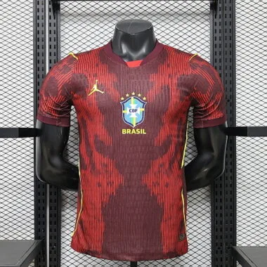 World Cup Jersey 2026 Brazil Goalkeeper Kit Player Version Soccer T-Shirt