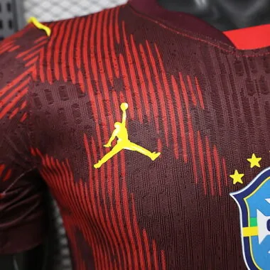 World Cup Jersey 2026 Brazil Goalkeeper Kit Player Version Soccer T-Shirt