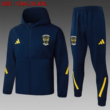 26-27 Boca Juniors Hoodies Jackets Kit Soccer T-Shirt