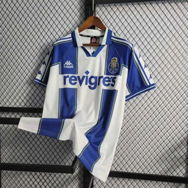 97-99 Porto Home Retro Kit Vintage Shirt Football Jerseys