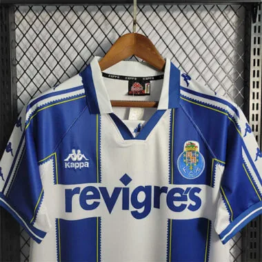97-99 Porto Home Retro Kit Vintage Shirt Football Jerseys