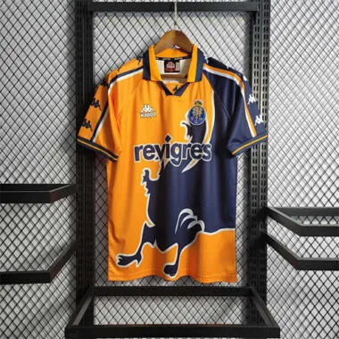 Camisetas de fútbol retro del Oporto de la temporada 97-99 (juego fuera de casa)