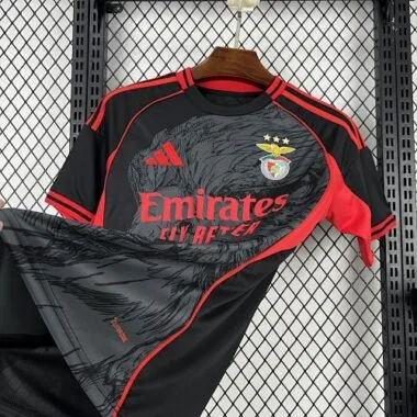 25–26 Benfica Black Special Edition Fußball-Trikot