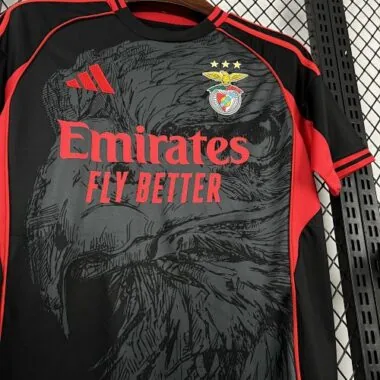 25–26 Benfica Black Special Edition Fußball-Trikot