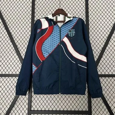 23-24 Barcelona Reversible Windbreaker Double-Sided Jacket Soccer Jerseys