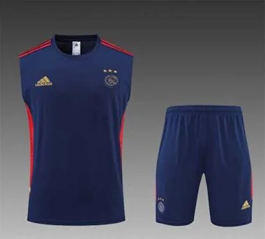 22-23 Ajax vest training suit kit Black