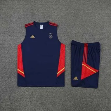 22-23 Ajax vest training suit kit Black