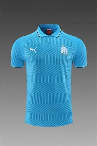 Polo Marseille sky blue stripes