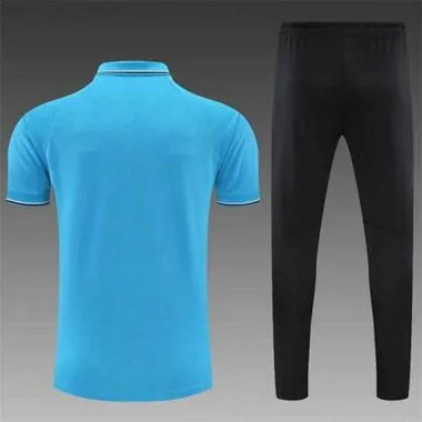 Polo Marseille sky blue stripes